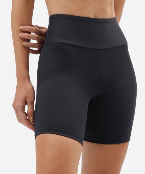 bermuda feminina esportiva preta