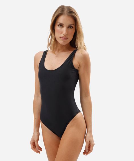 maiô feminino de poliamida preto