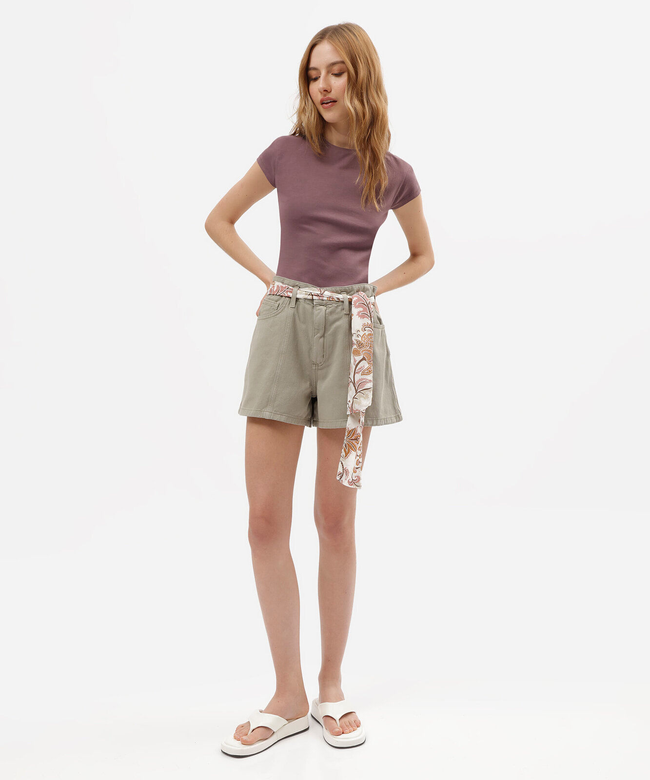 blusa básica feminina de algodão rosa