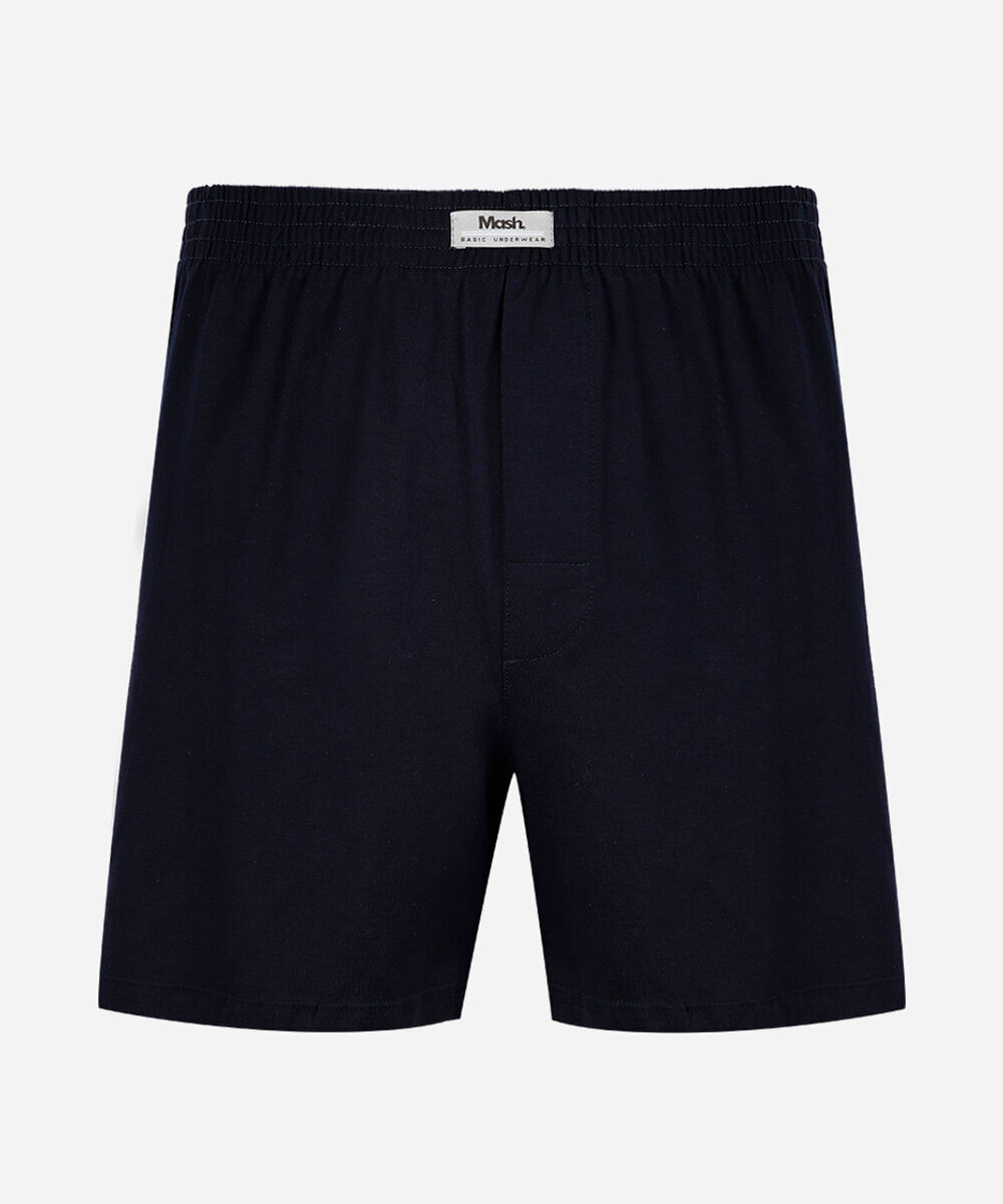 cueca samba canção masculina de algodão mash azul