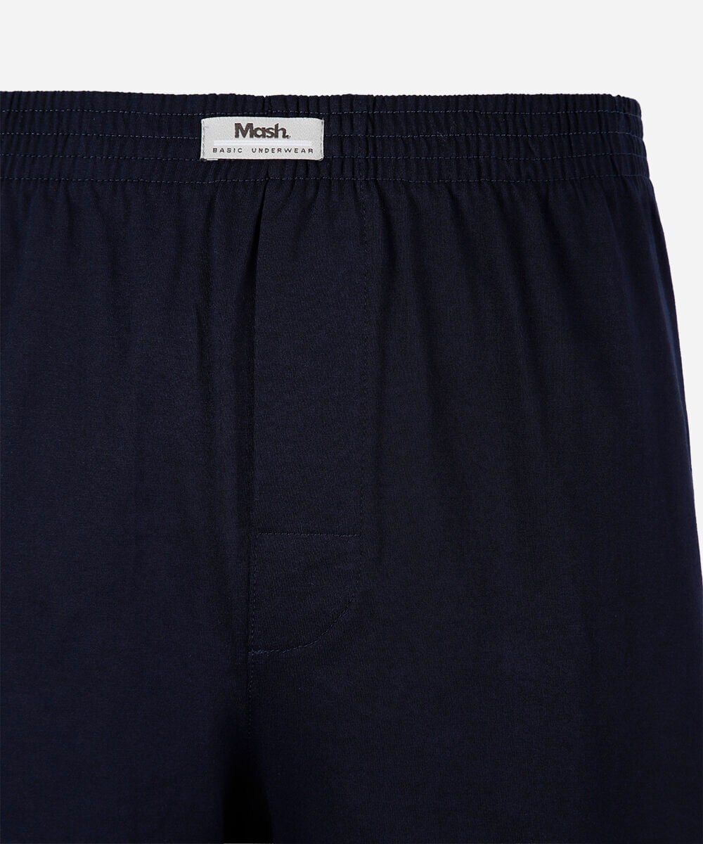 cueca samba canção masculina de algodão mash azul