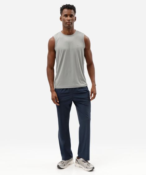 calça esportiva masculina com nervuras azul