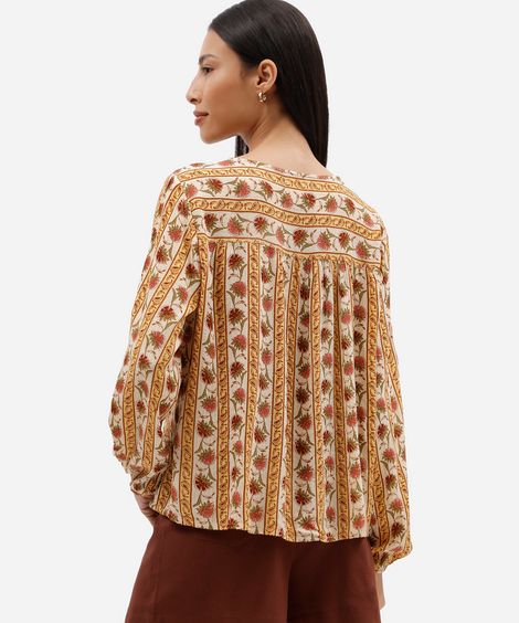 bata feminina de viscose com lurex manga longa amarela