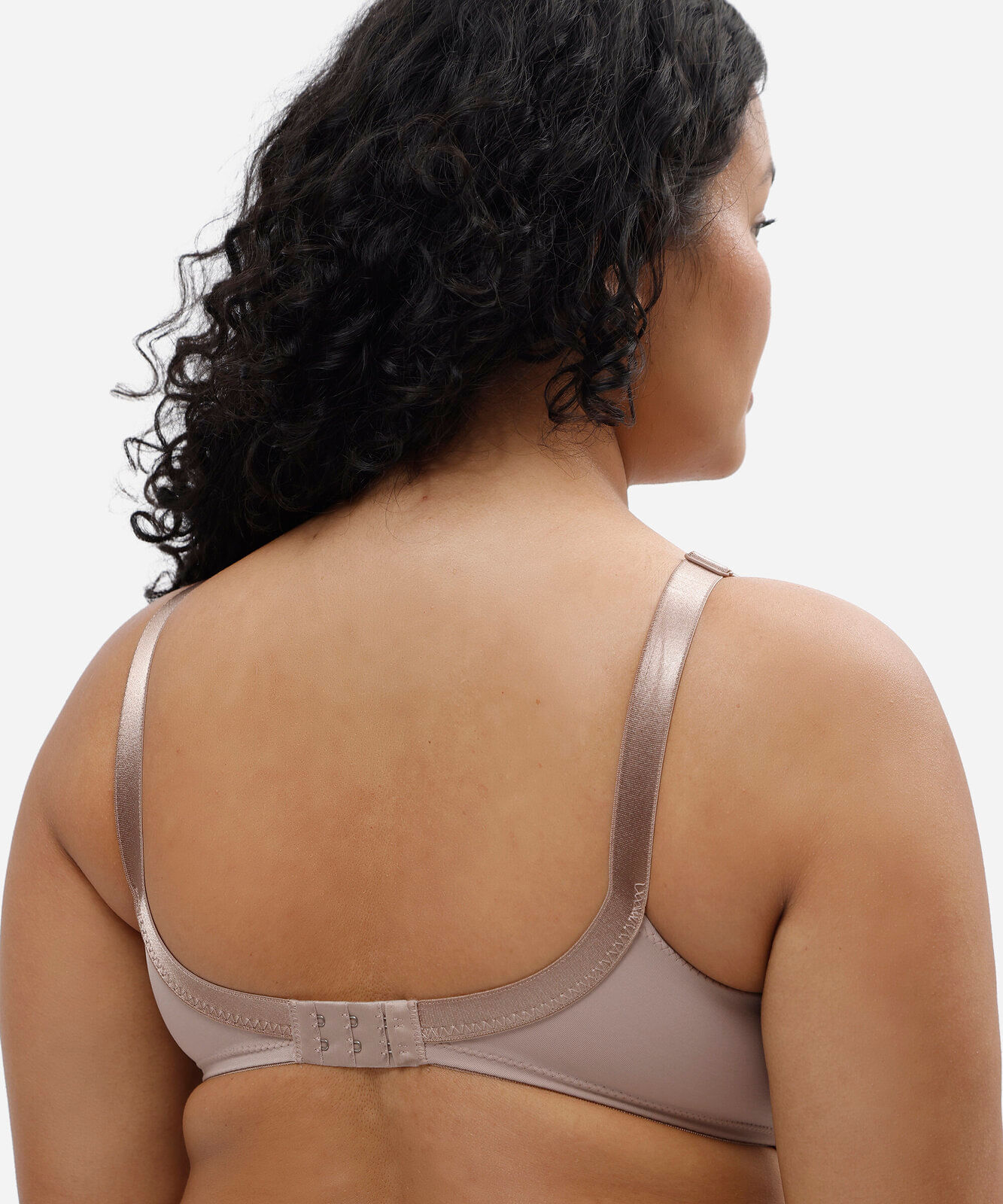 sutiã meia taça feminino plus size demillus bege