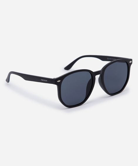 óculos de sol masculino quadrado de acetato triton preto