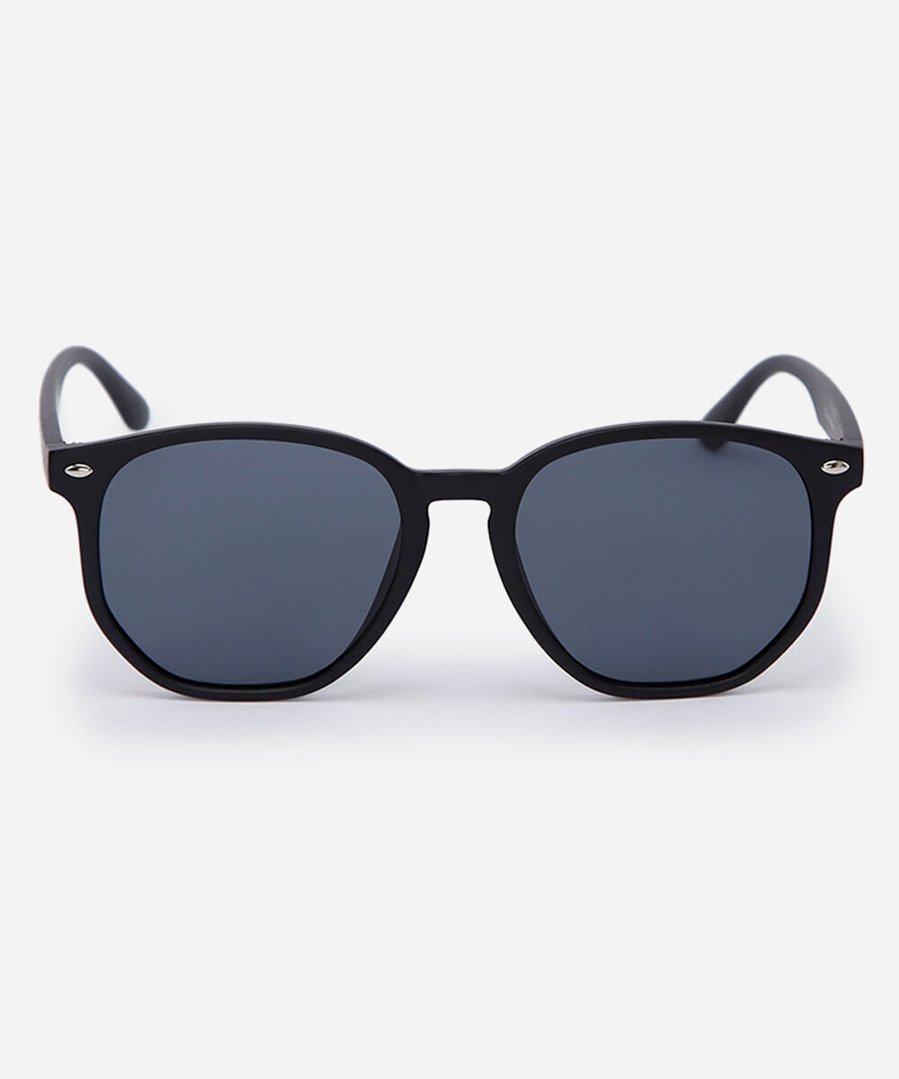 óculos de sol masculino quadrado de acetato triton preto