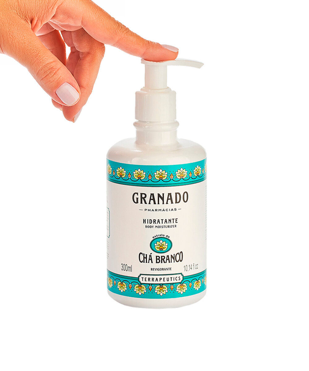 hidratante corporal granado chá branco 300ml