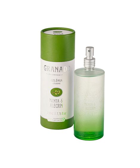 perfume unissex granado colônia menta e alecrim 230ml