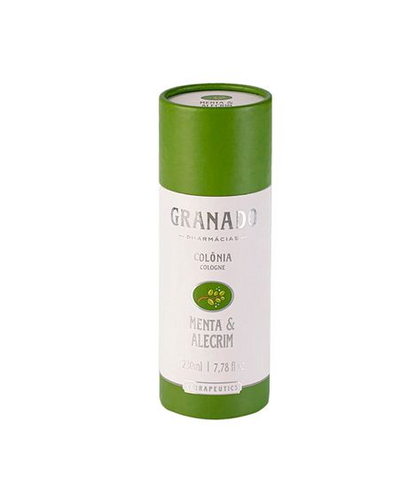 perfume unissex granado colônia menta e alecrim 230ml