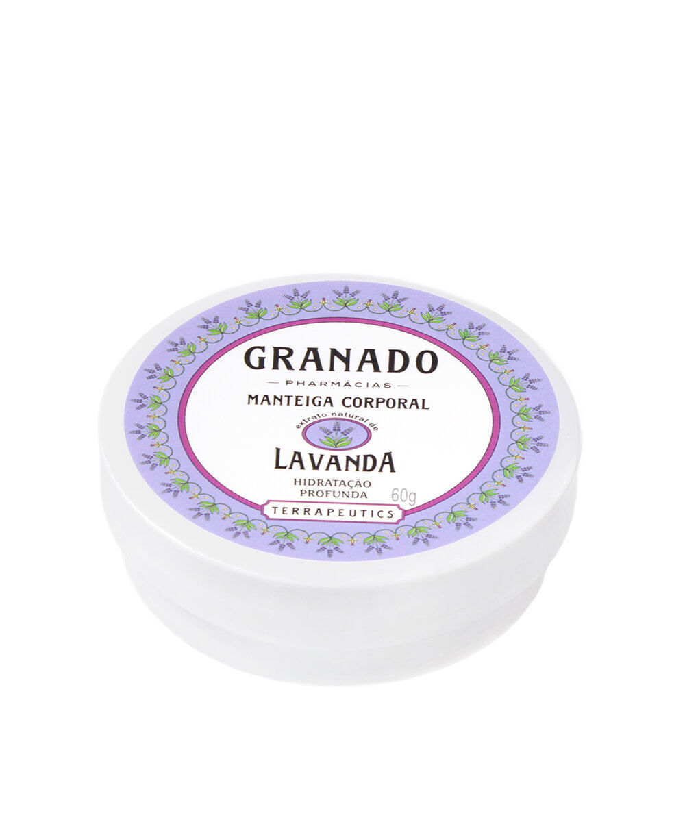 kit granado com manteiga e esfoliante corporal lavanda 60g