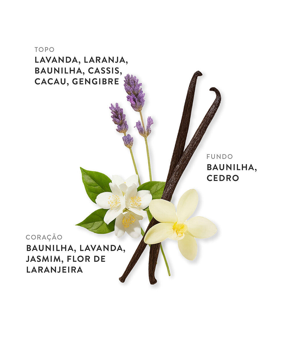 perfume feminino etleé vanilla e lavender edp 30ml