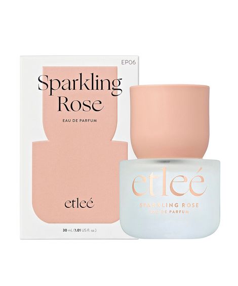 perfume feminino etleé sparkling rose edp 30ml