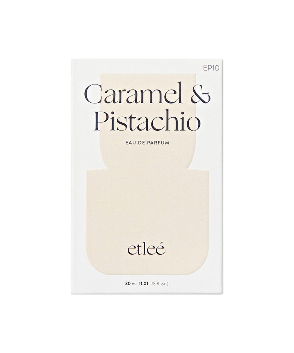 perfume feminino etleé caramel e pistachio edp 30ml