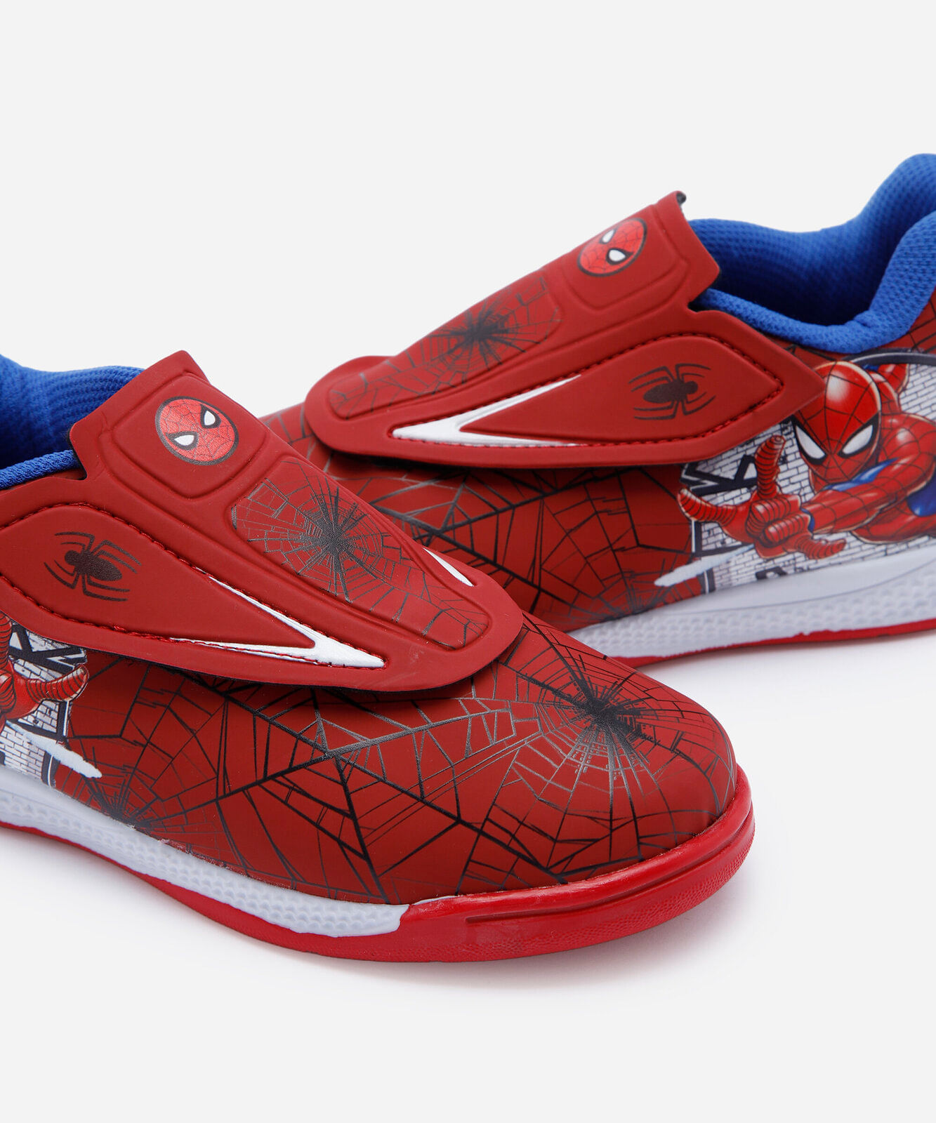 tênis chuteira infantil homem aranha vermelho