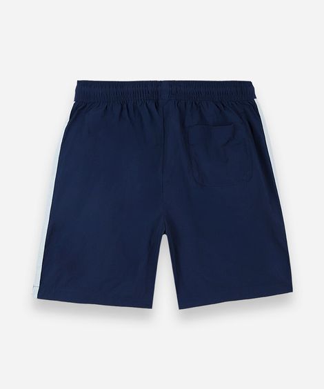 bermuda infantil esportiva azul