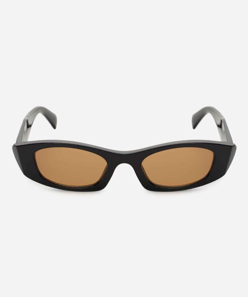 óculos de sol feminino gatinho de acetato triton preto