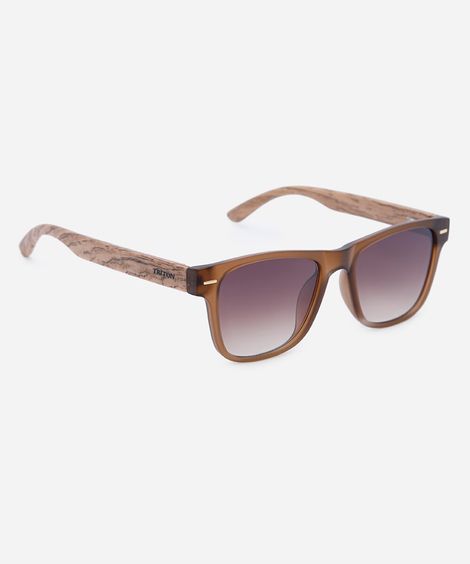 óculos de sol masculino quadrado de acetato triton marrom