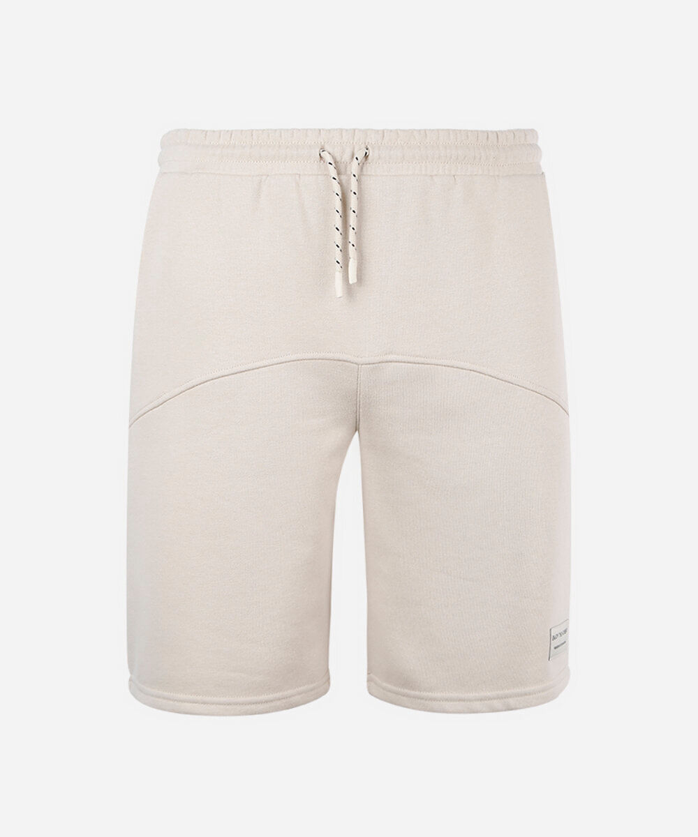 short juvenil moletom bege