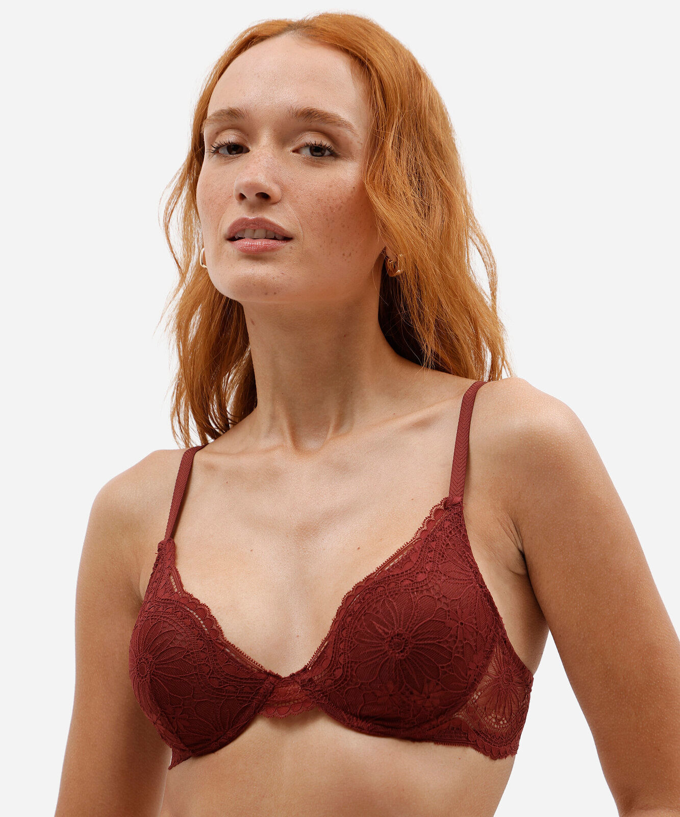 kit de 2 sutiãs meia taça feminino de renda colorido