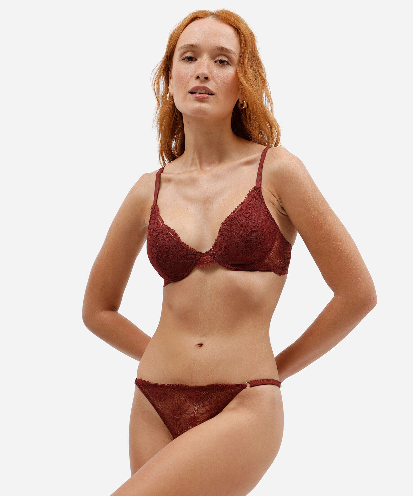 kit de 2 sutiãs meia taça feminino de renda colorido