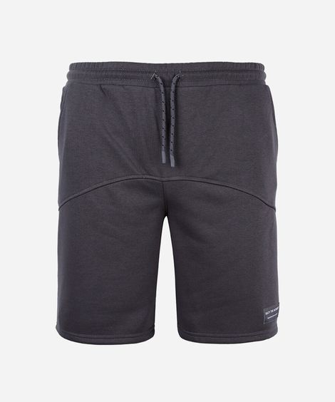 short juvenil moletom cinza