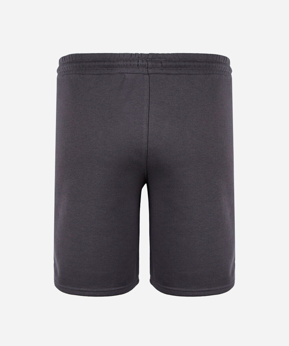 short juvenil moletom cinza