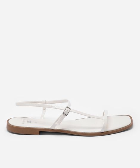 rasteirinha tira fina mindse7 off white