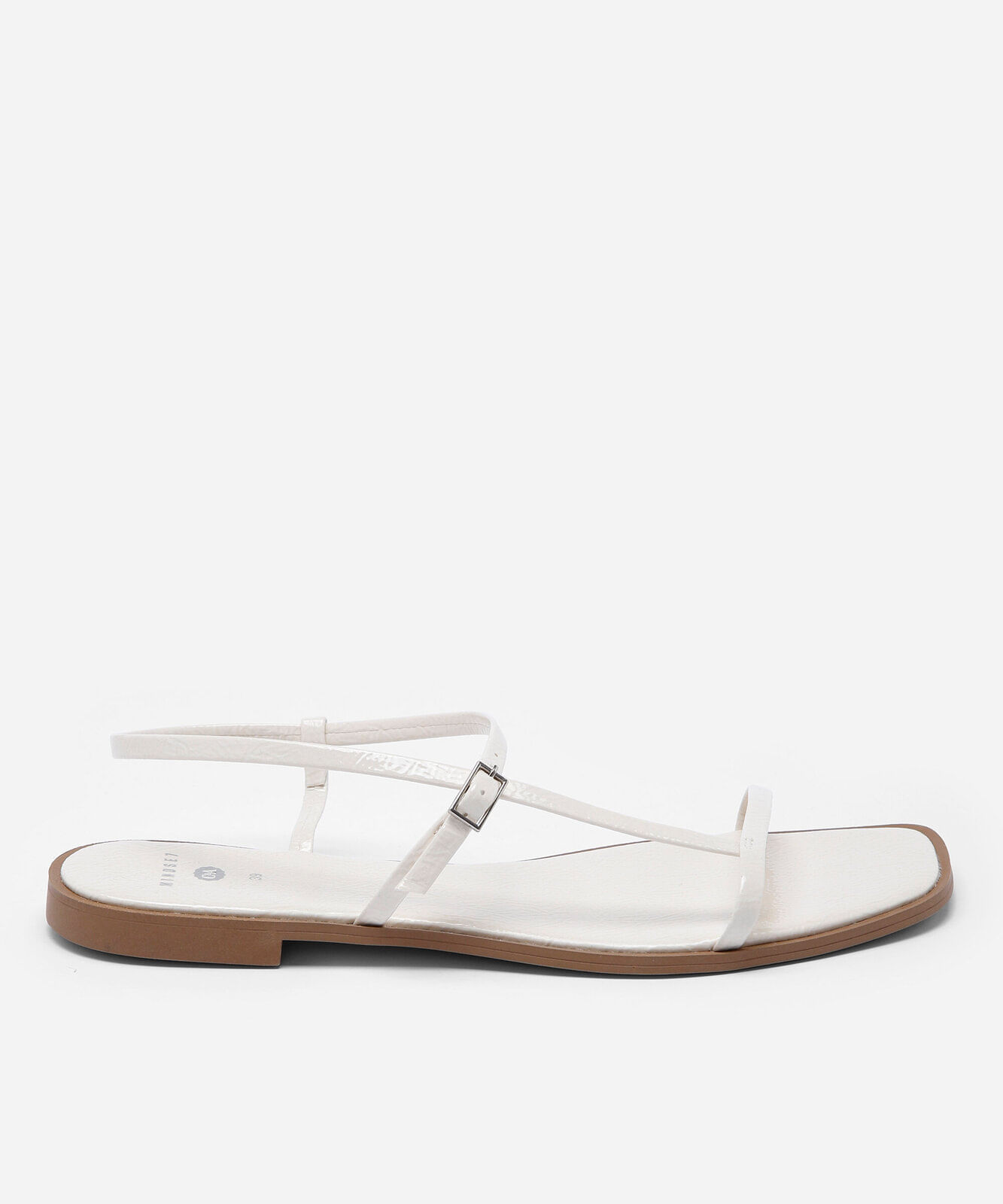 rasteirinha tira fina mindse7 off white
