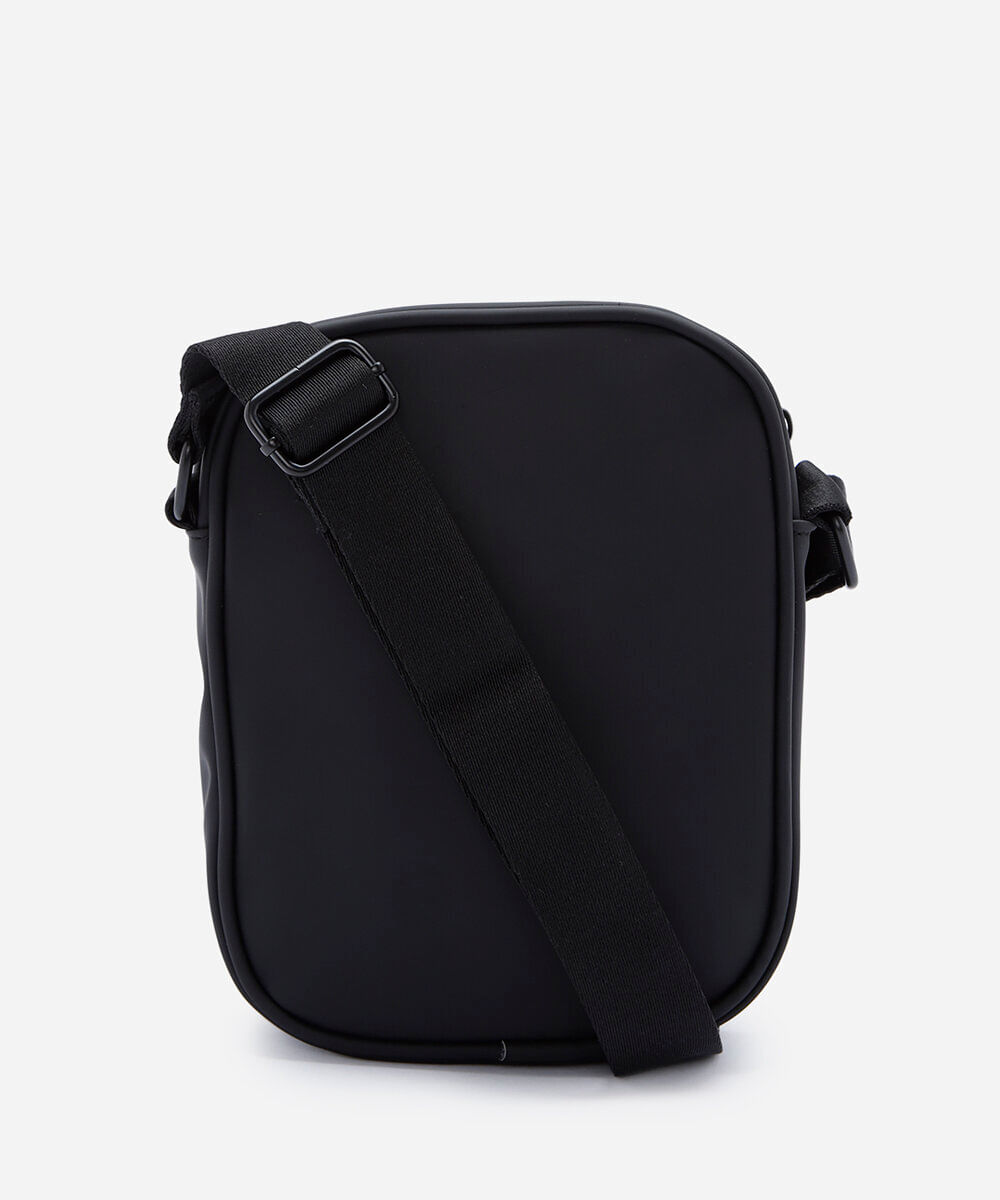 bolsa shoulder bag pu com bolso preta
