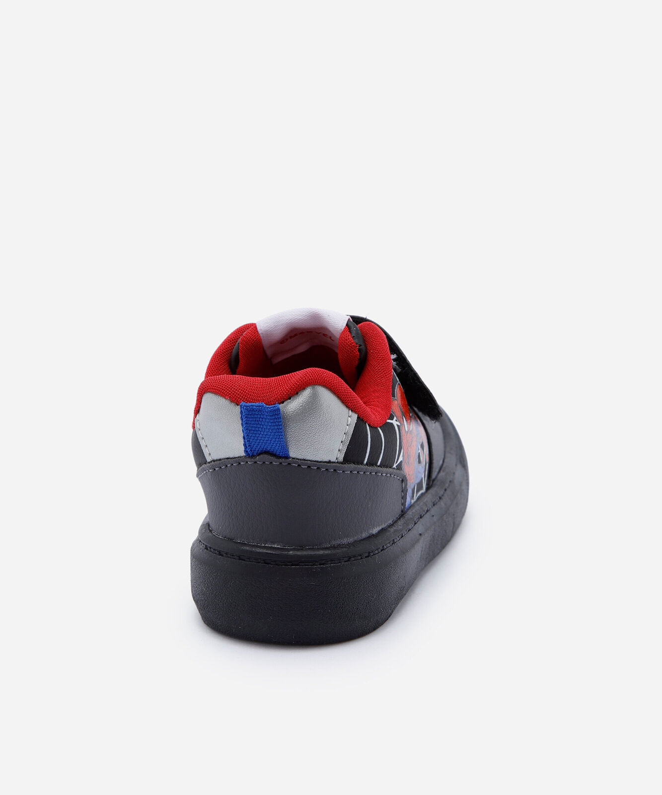 tênis infantil com velcro homem aranha preto