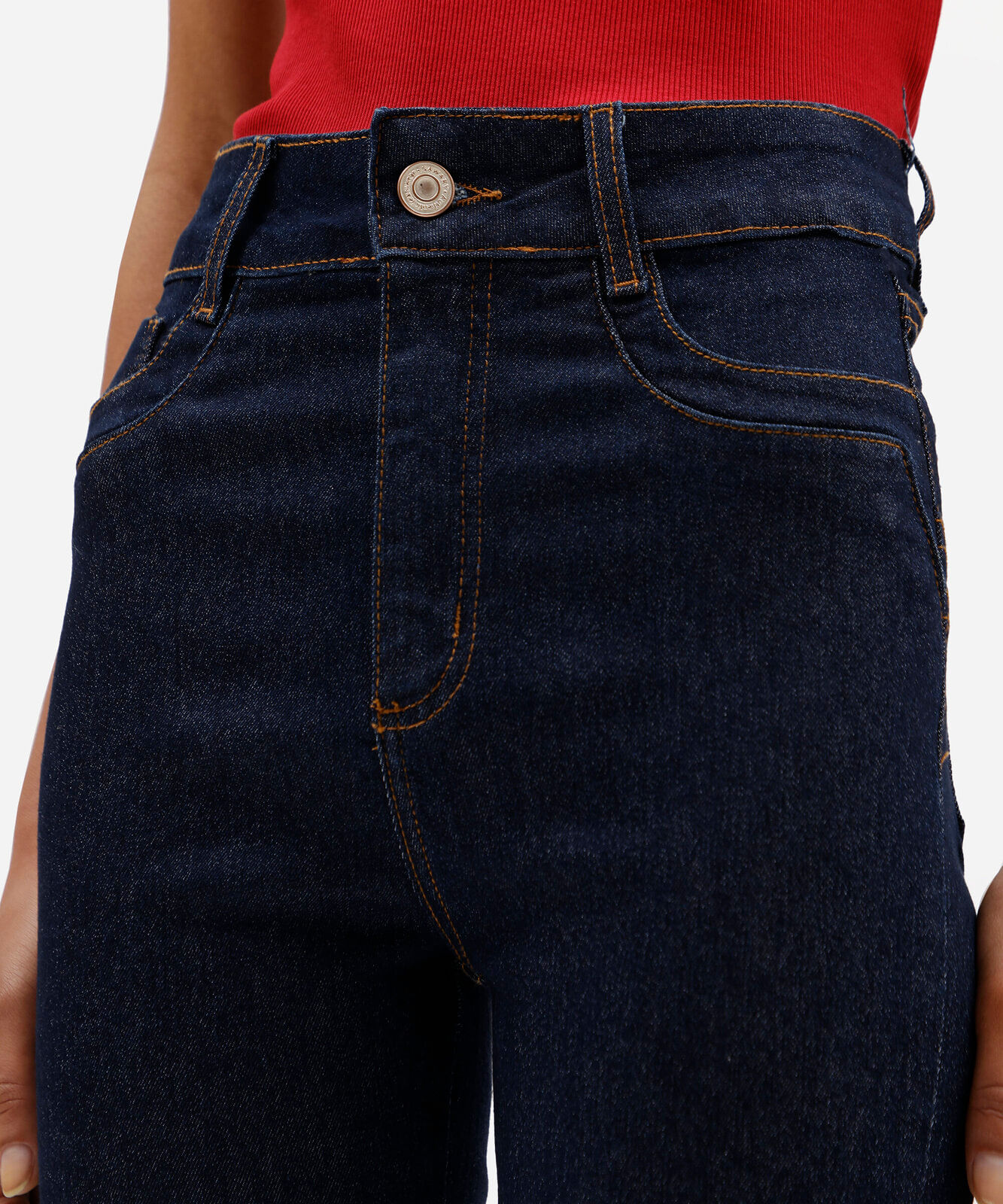 calça skinny feminina jeans levanta bumbum sawary azul