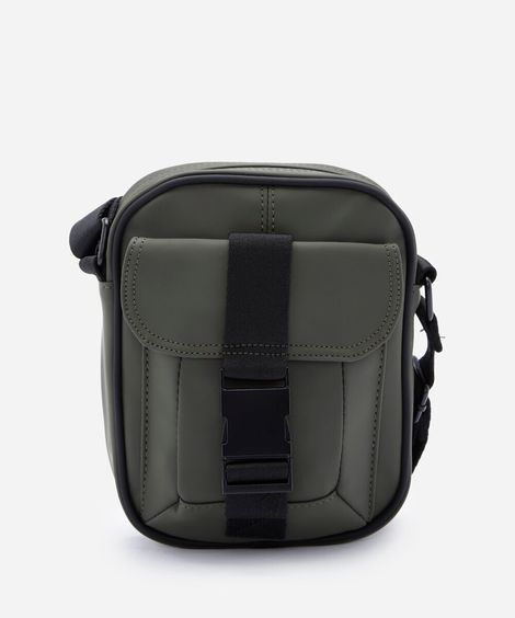 bolsa shoulder bag pu com bolso verde