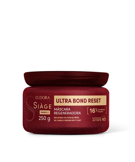 máscara capilar eudora siàge ultra bond reset regeneradora 250g