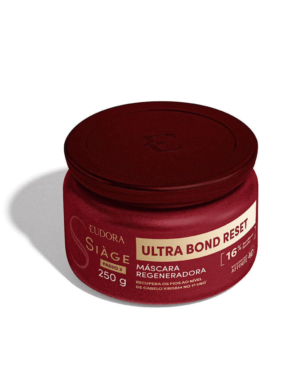 máscara capilar eudora siàge ultra bond reset regeneradora 250g