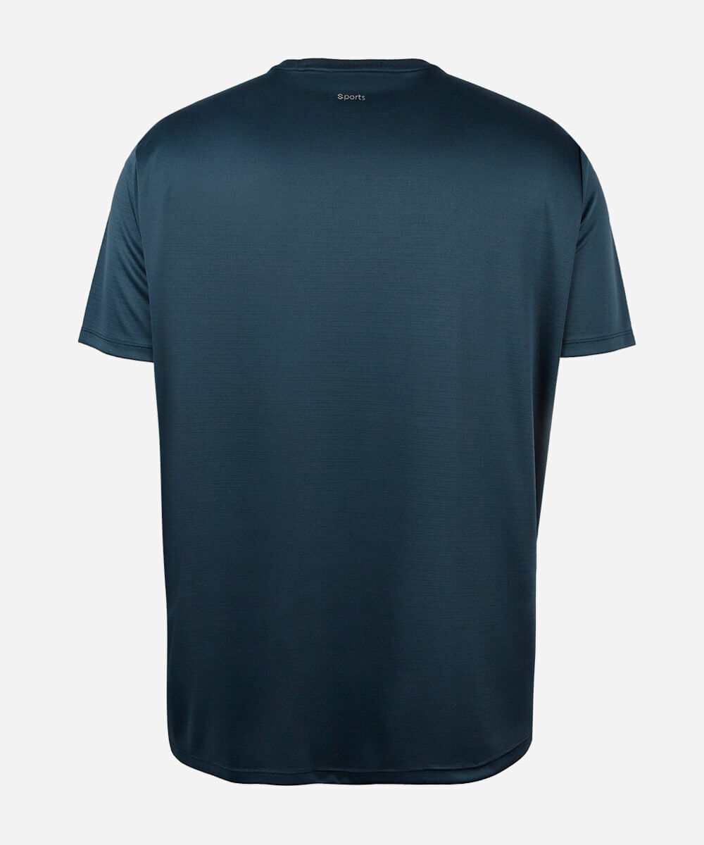 camiseta masculina esportiva plus size azul