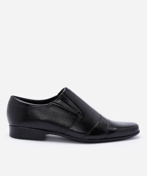 sapato social masculino bico quadrado preto