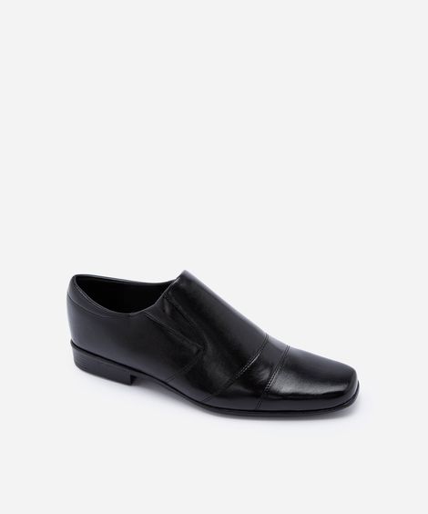 sapato social masculino bico quadrado preto