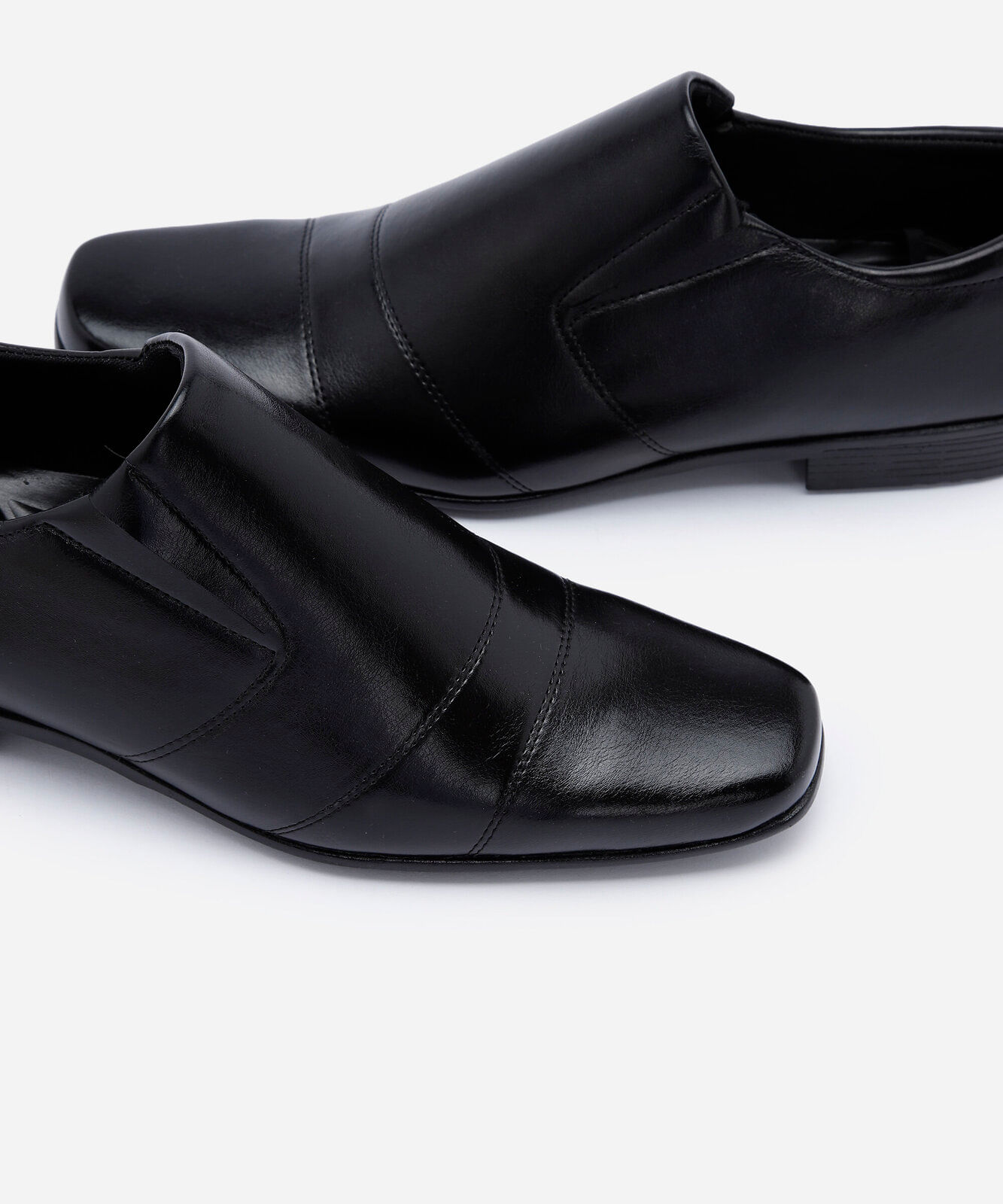 sapato social masculino bico quadrado preto