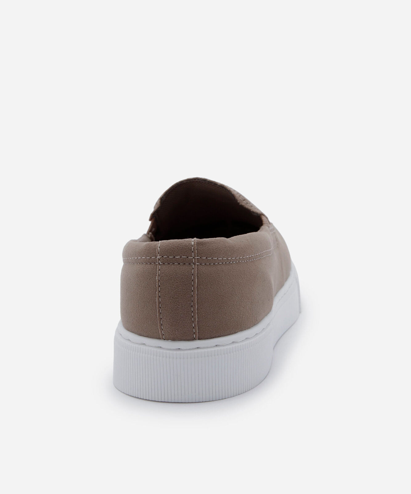 tênis slip on texturizado bege