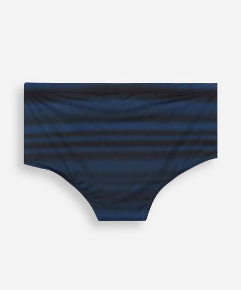 sunga masculina tradicional estampada azul
