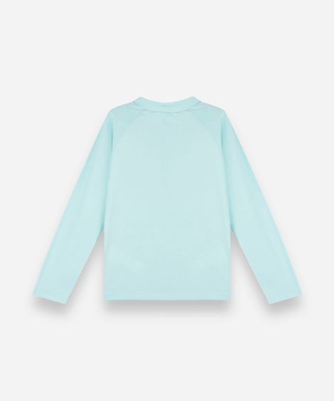 camiseta de praia infantil manga longa capivara com scrunchie verde