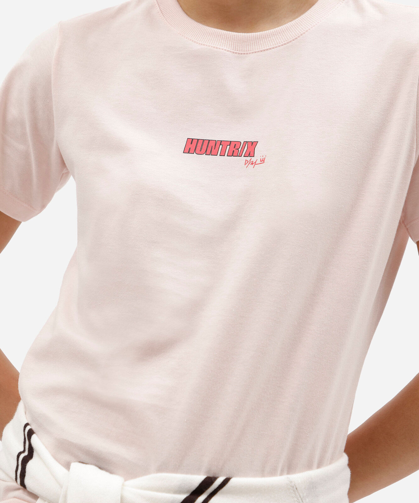 camiseta feminina de algodão manga curta guerreiras do kpop rosa