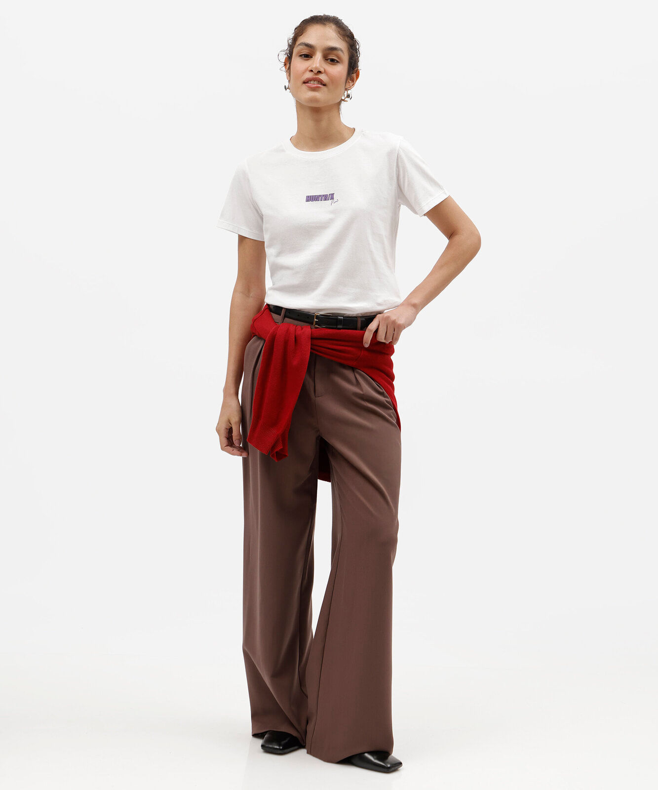 camiseta feminina de algodão manga curta guerreiras do kpop off white