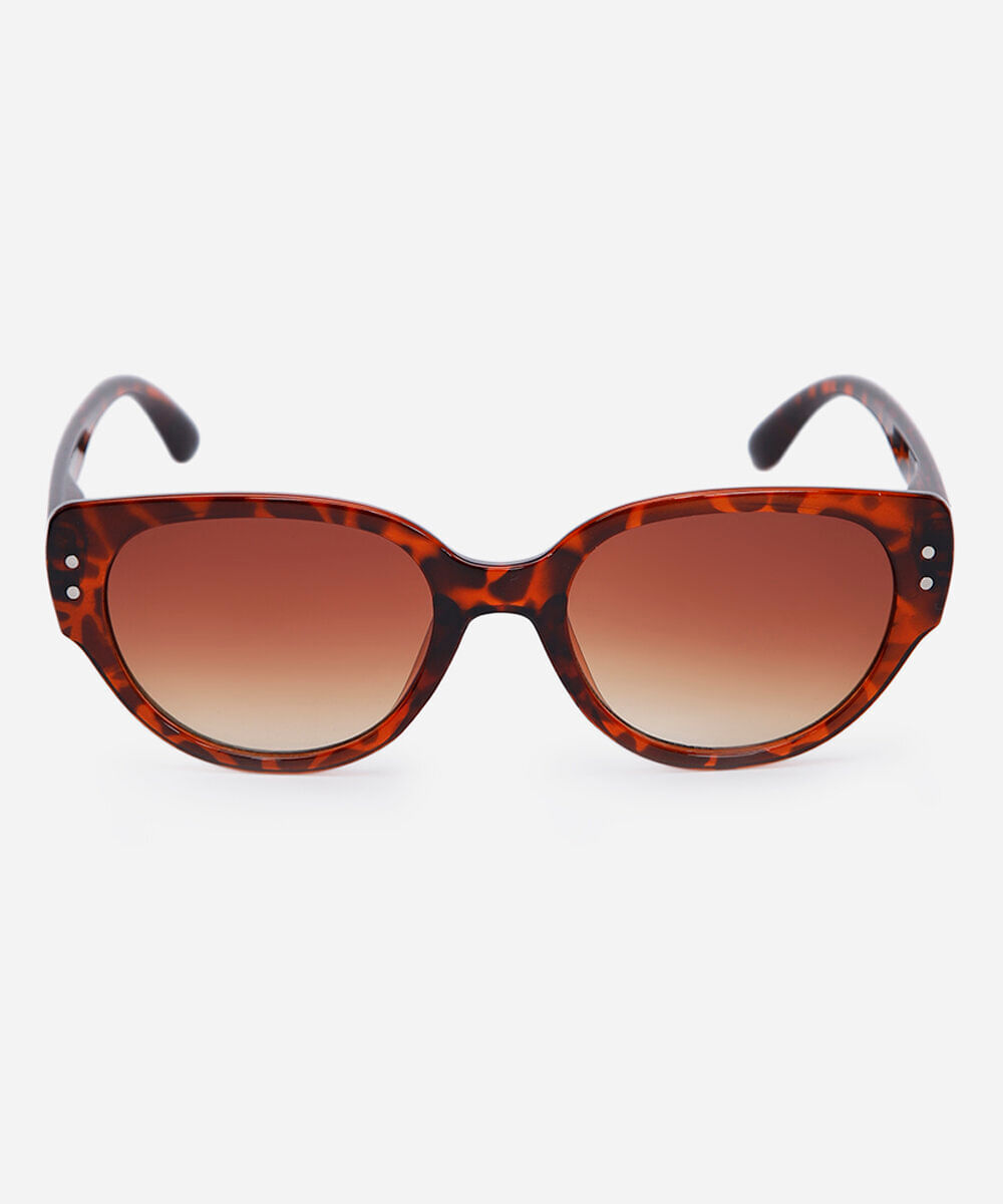 óculos de sol feminino gatinho de acetato tartaruga triton colorido