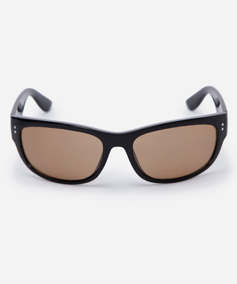 óculos de sol unissex esportivo de acetato triton preto