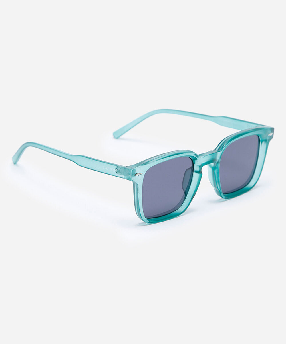óculos de sol unissex quadrado de acetato triton verde