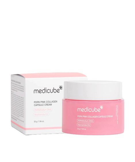 creme facial medicube pdrn pink collagen capsule cream 55g