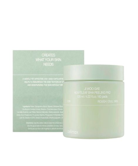 esfoliante facial celimax ji woo gae bha peeling pad com 60 unidades