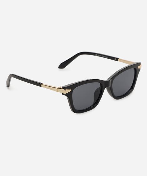 óculos de sol feminino quadrado de acetato triton preto