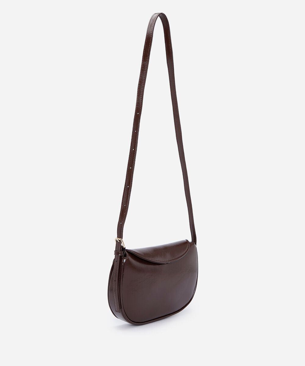 bolsa feminina transversal marrom
